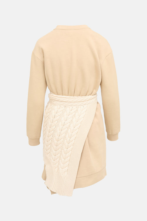 Burberry Knit Overlay Dress