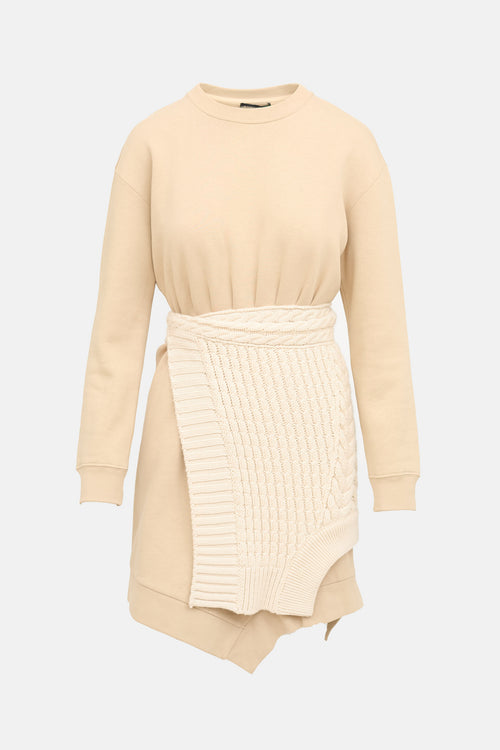 Burberry Knit Overlay Dress