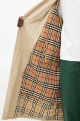 Burberry Beige Lined Belted Trench Coat