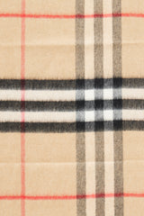 Burberry Beige & Multi Cashmere Check Scarf