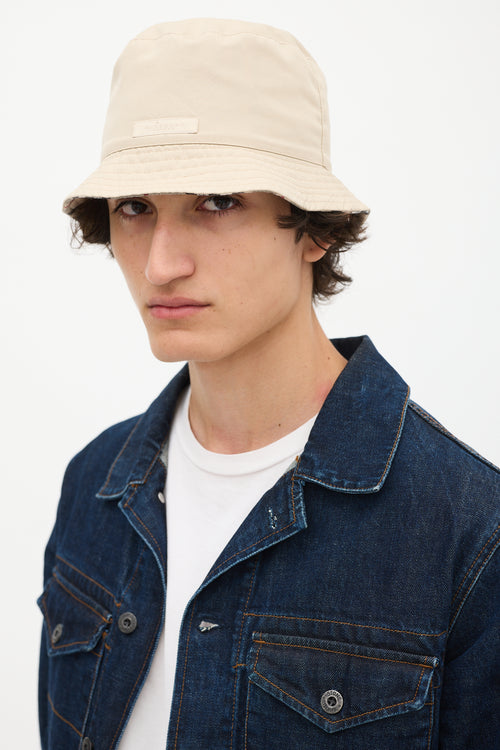 Burberry Beige Novacheck Reversible Bucket Hat