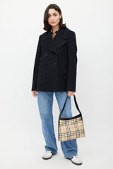 Burberry Beige & Multicolour House Check Tote