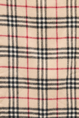 Burberry Beige & Multicolour Cashmere Nova Check Scarf