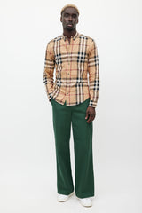 Burberry Beige & Multicolour Nova Check Shirt