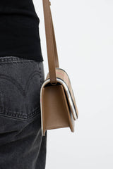 Burberry Check Madison Flap Crossbody Bag