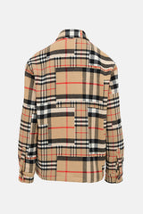 Burberry Patchwork Check Shirt Jacket