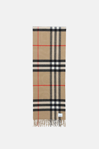 Burberry Reversible Cashmere & Crsytal Logo Scarf