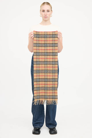 Burberry Wool Nova Check Scarf