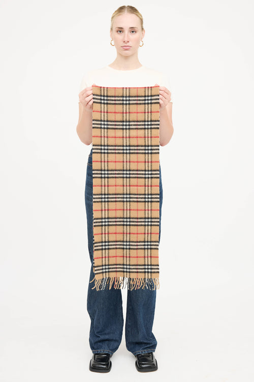 Burberry Wool Nova Check Scarf