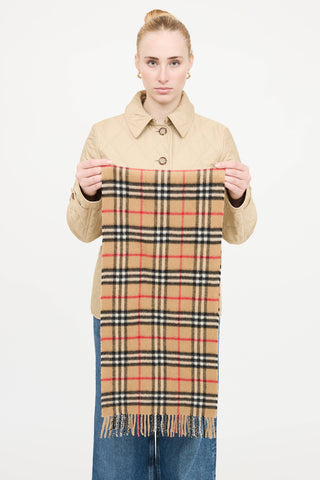 Burberry Cashmere House Check Scarf