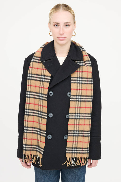 Burberry Wool Nova Check Scarf