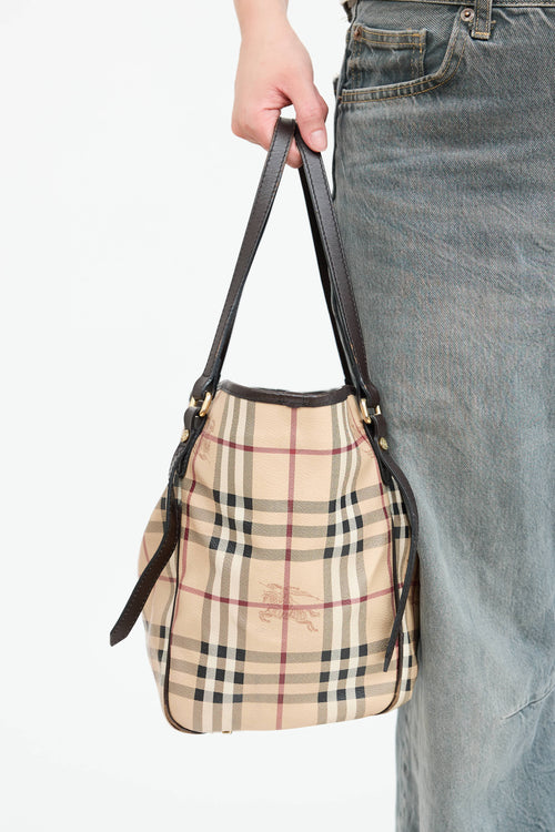 Burberry Haymarket Check Canterbury Shoulder Bag
