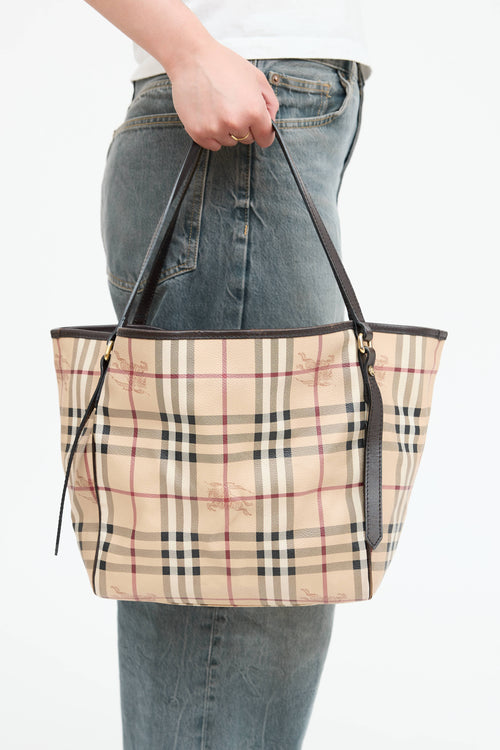 Burberry Haymarket Check Canterbury Shoulder Bag