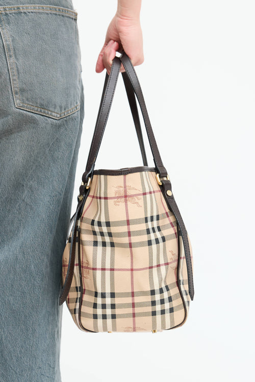 Burberry Haymarket Check Canterbury Shoulder Bag