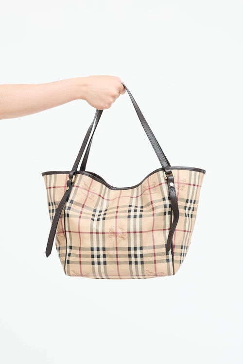 Burberry Haymarket Check Canterbury Shoulder Bag