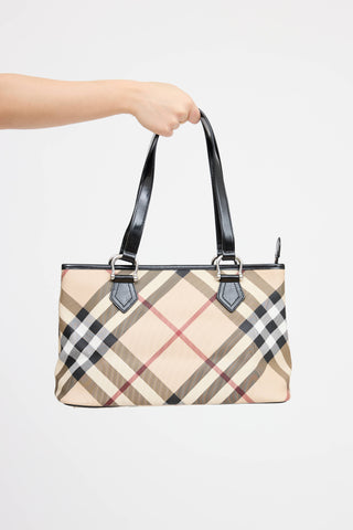 Burberry Nova Check Regent Tote Bag