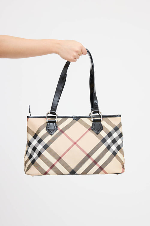 Burberry Nova Check Regent Tote Bag