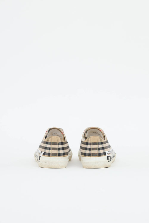 Burberry Vintage Check Cotton Sneaker