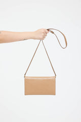 Burberry TB Debossed Wallet On Strap