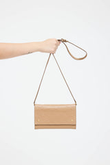 Burberry TB Debossed Wallet On Strap