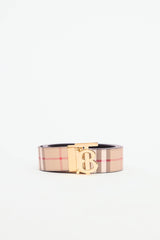 Burberry Reversible Check TB Belt