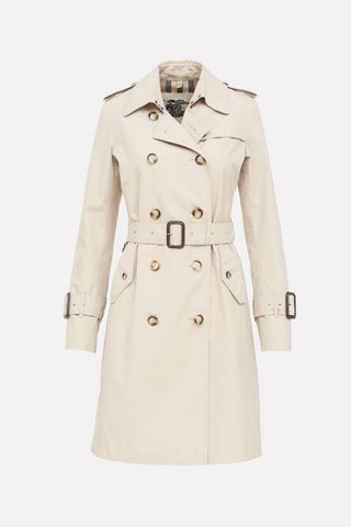 Burberry Double Breasted Trench Coat