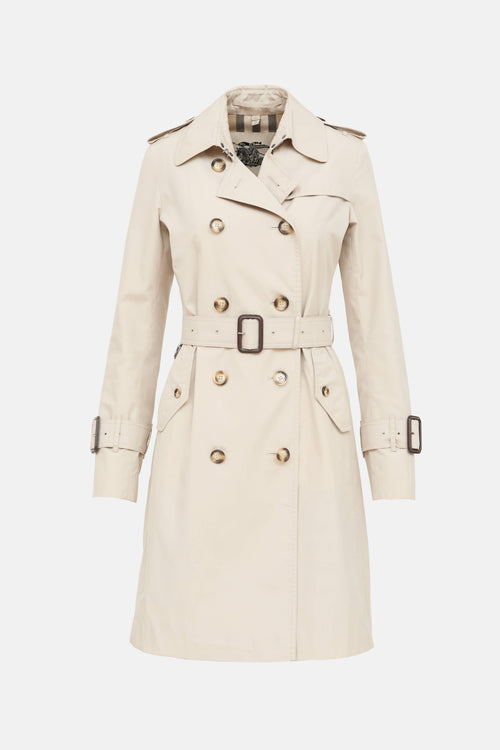 Burberry Double Breasted Trench Coat