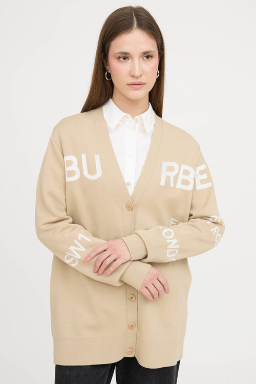 Burberry Horseferry Printed Cardigan