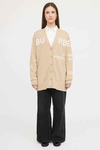 Burberry Horseferry Printed Cardigan