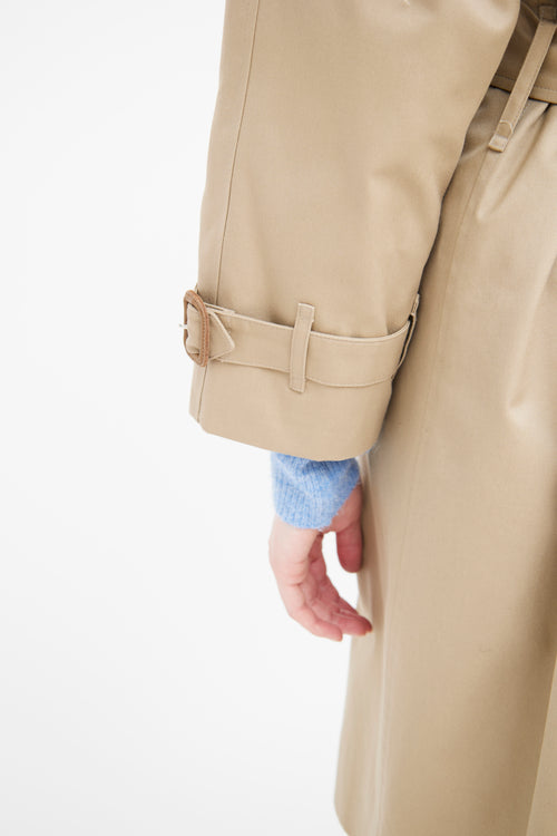 Burberry Beige Lined Trench Coat
