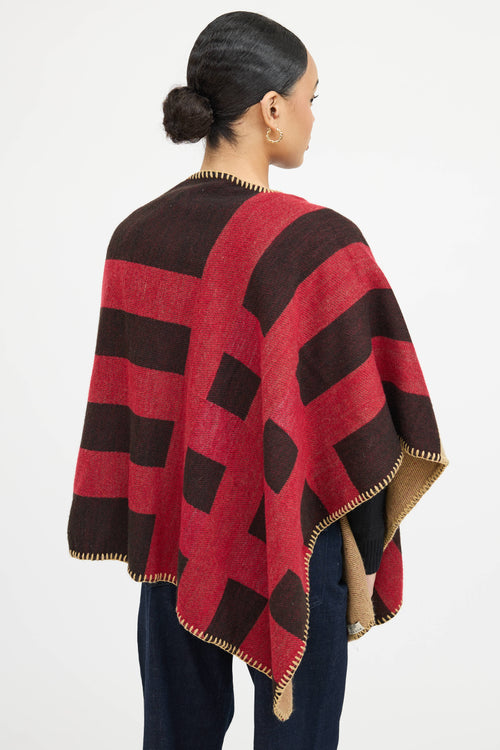 Burberry Cashmere Check Shawl