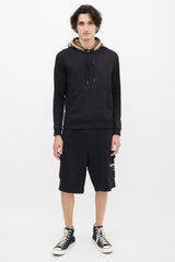 Burberry Black & Brown Nova Check Hoodie