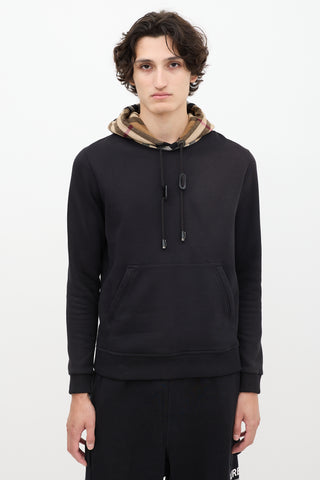 Burberry Black & Brown Novacheck Hoodie