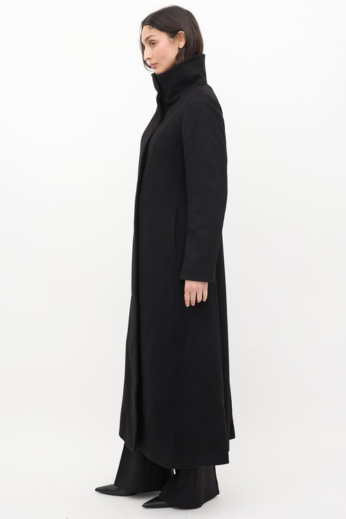 Burberry Black Cashmere Long Coat