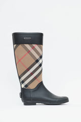 Burberry Nova Check Rain Boot