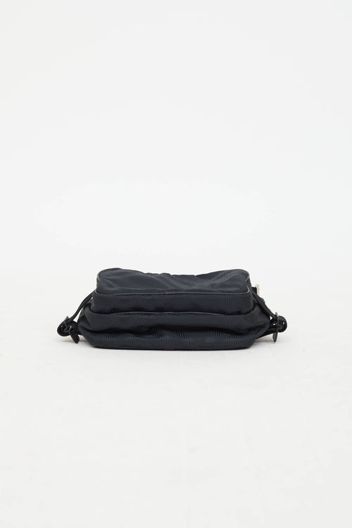 Burberry Woven Check Crossbody Bag