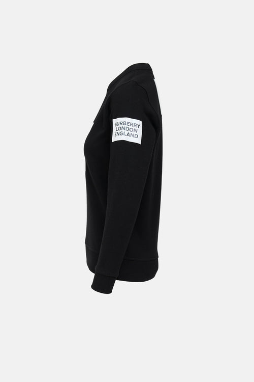 Burberry Graphic Logo Crewneck Sweatshirt