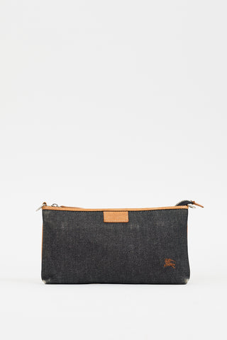 Burberry Blue Label Vintage Black Denim Bag