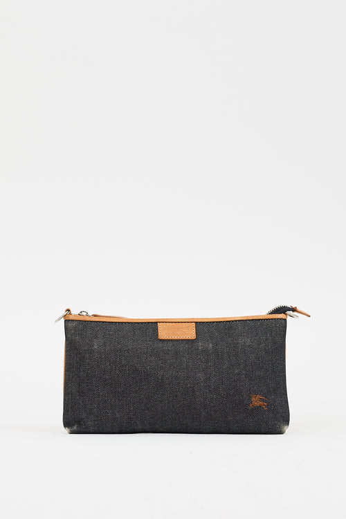 Burberry Blue Label Vintage Black Denim Bag