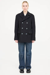 Burberry Wool Double Breasted Jacket