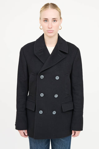 Burberry Wool Double Breasted Jacket