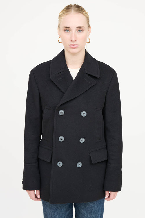 Burberry Wool Double Breasted Jacket