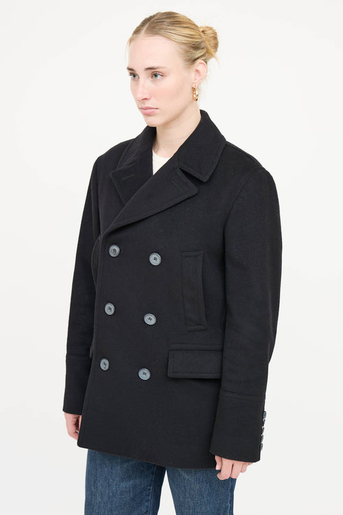 Burberry Wool Double Breasted Jacket