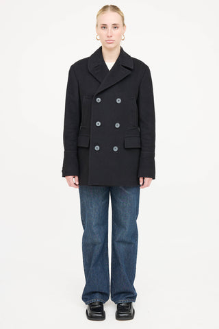 Burberry Wool Double Breasted Jacket