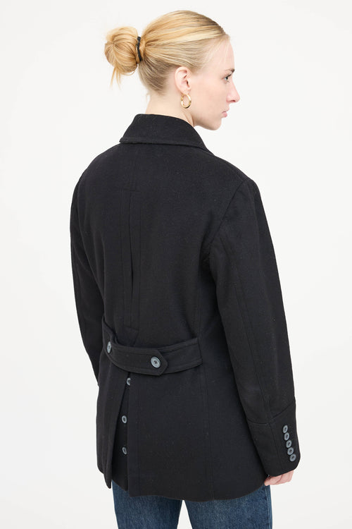 Burberry Wool Double Breasted Jacket