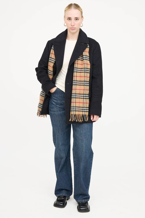 Burberry Wool Double Breasted Jacket