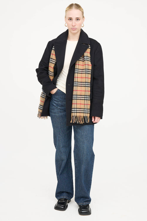 Burberry Wool Double Breasted Jacket