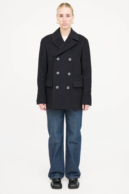 Burberry Wool Double Breasted Jacket