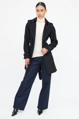 Burberry Wool Double Breasted  Coat