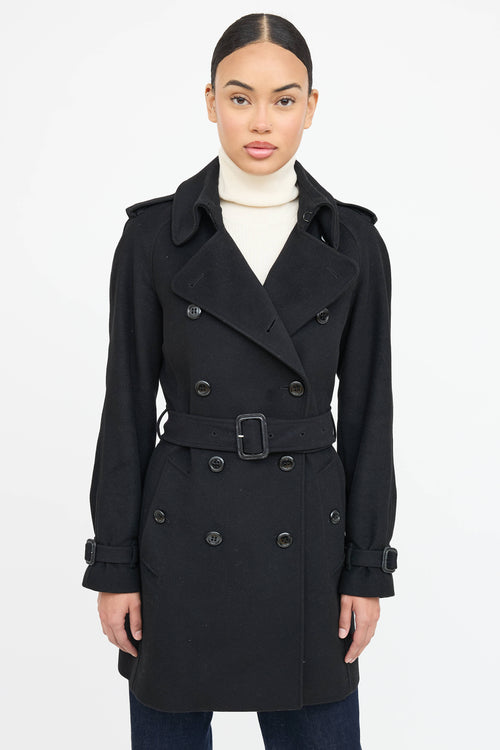 Burberry Wool Double Breasted  Coat